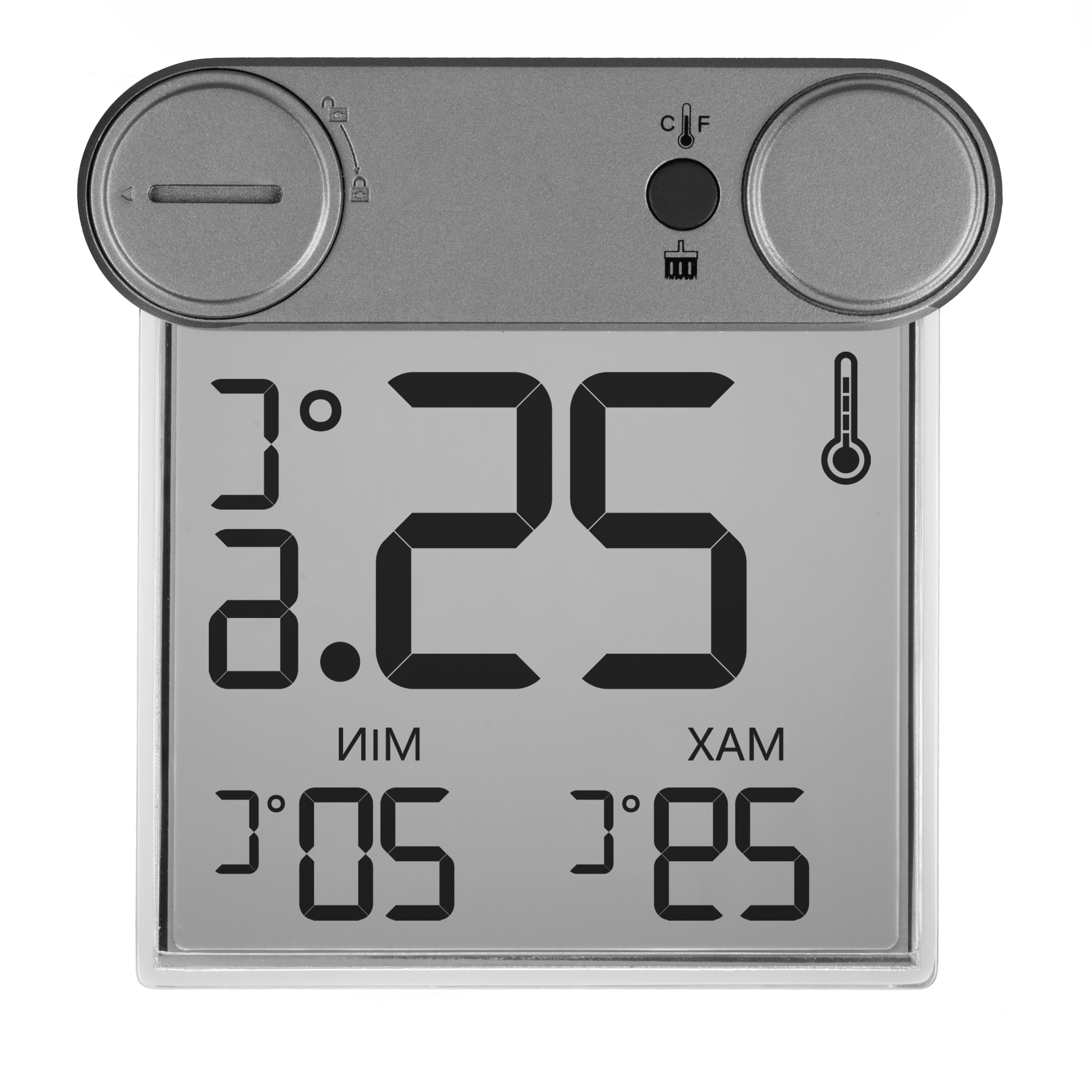 BRESSER Window Thermometer Translucidus WT
