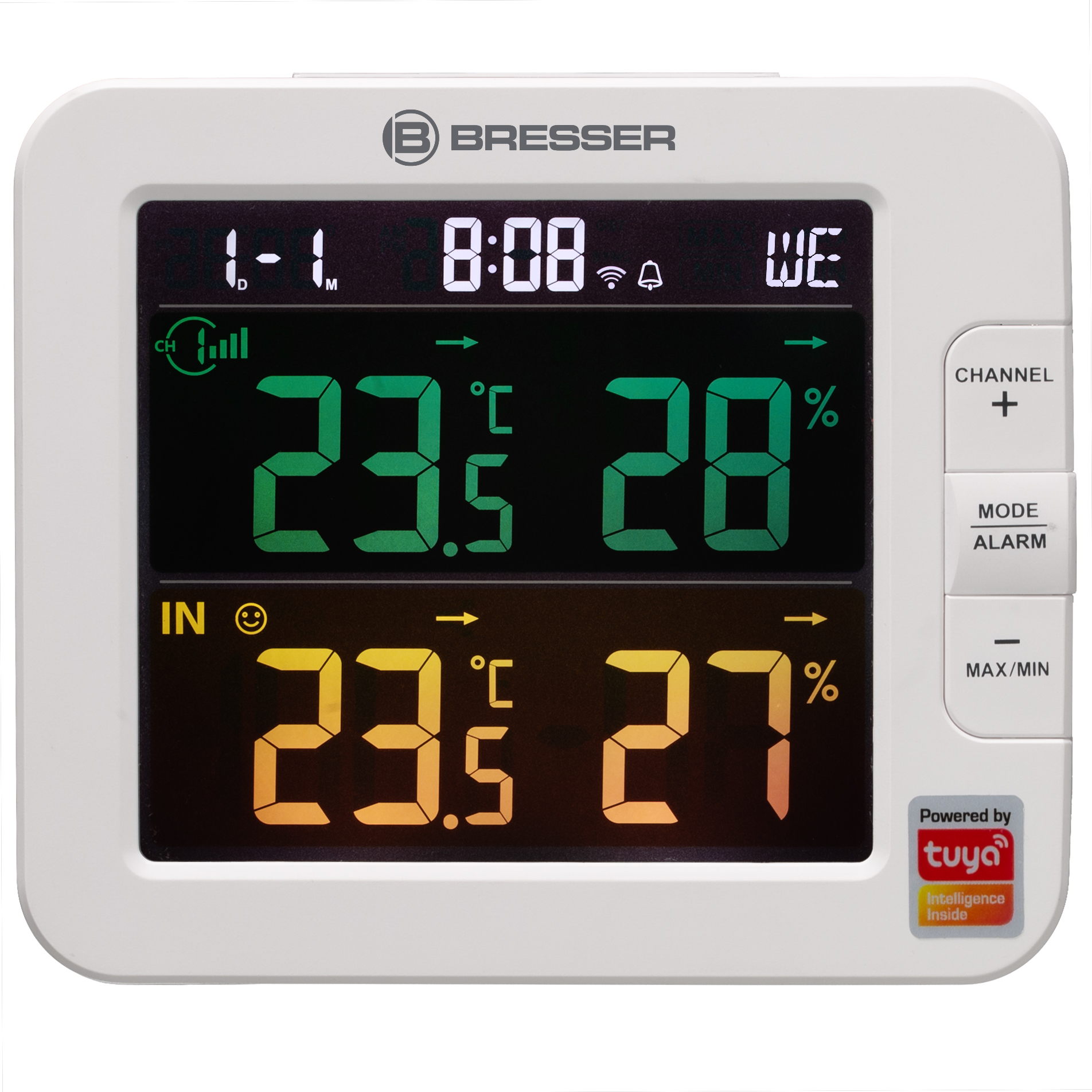 BRESSER Smart Home 7 Channel Tuya Thermo-Hygrometer
